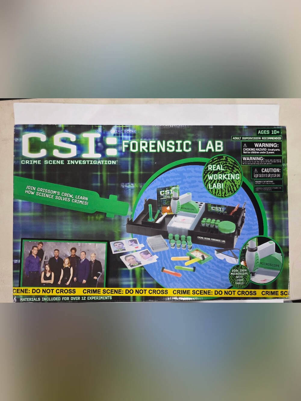 CSI: Crime Scene Investigation Forensic Lab Science Kit Planet Toys